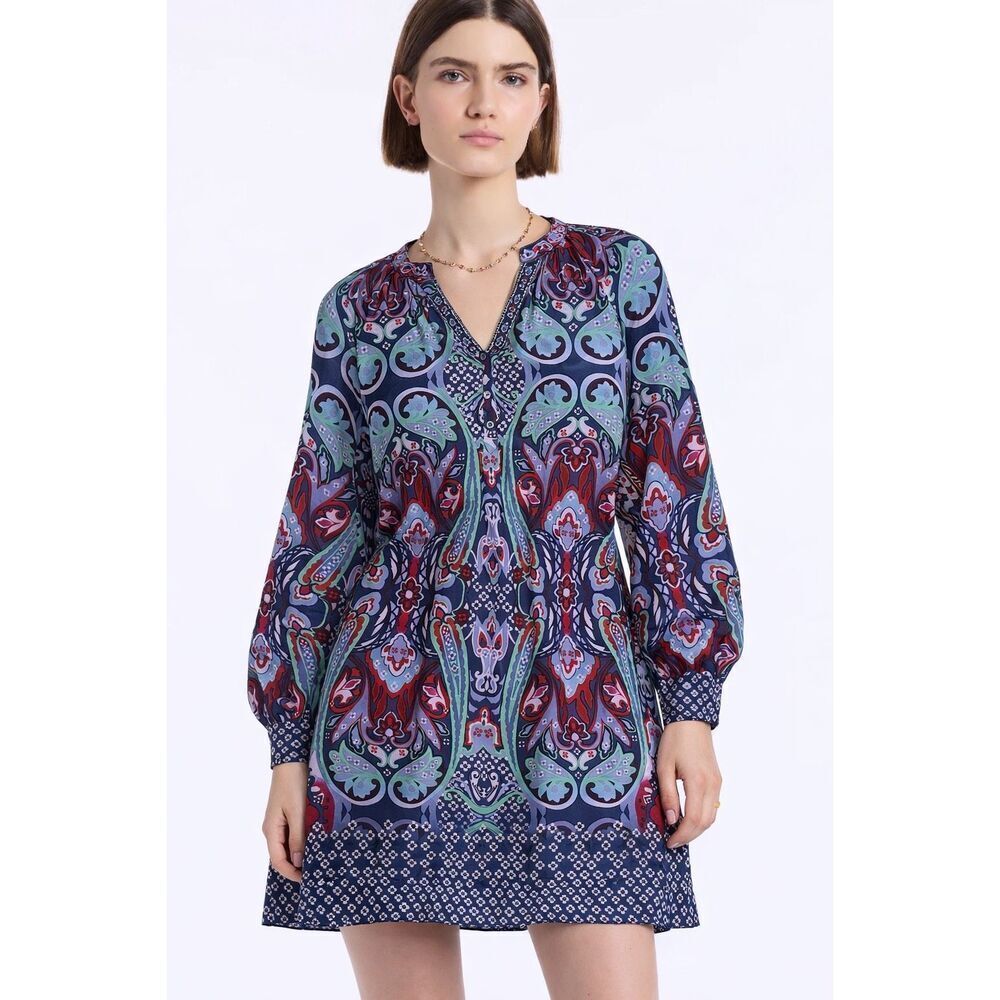 Robert Graham  silk Sydney dress , Small $374 C4